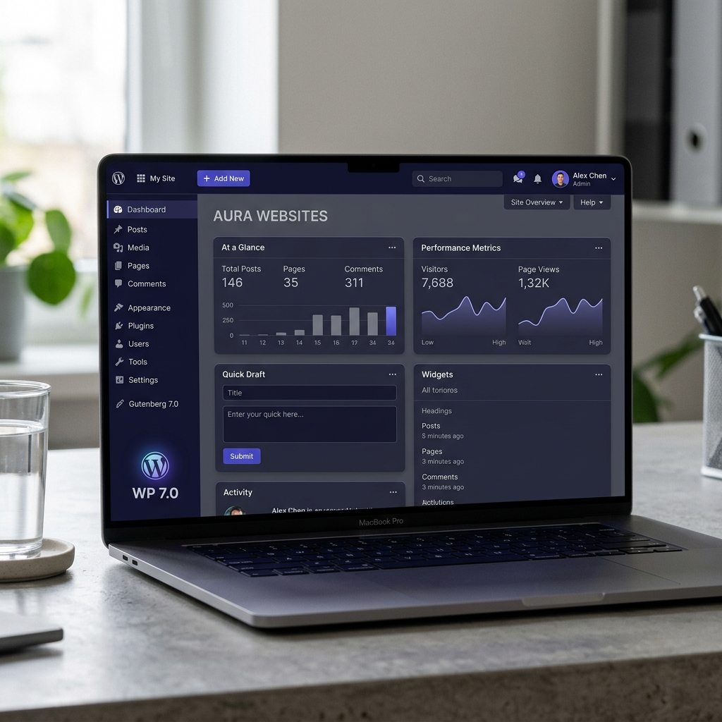 WordPress 7.0 Modern UI